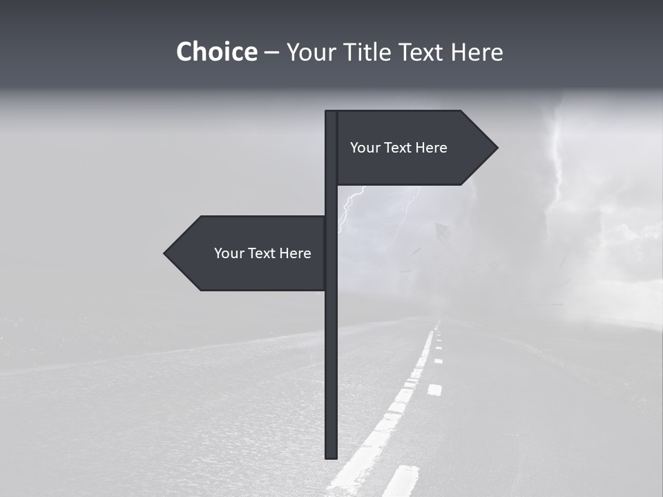 Vortex Tornado Wild PowerPoint Template