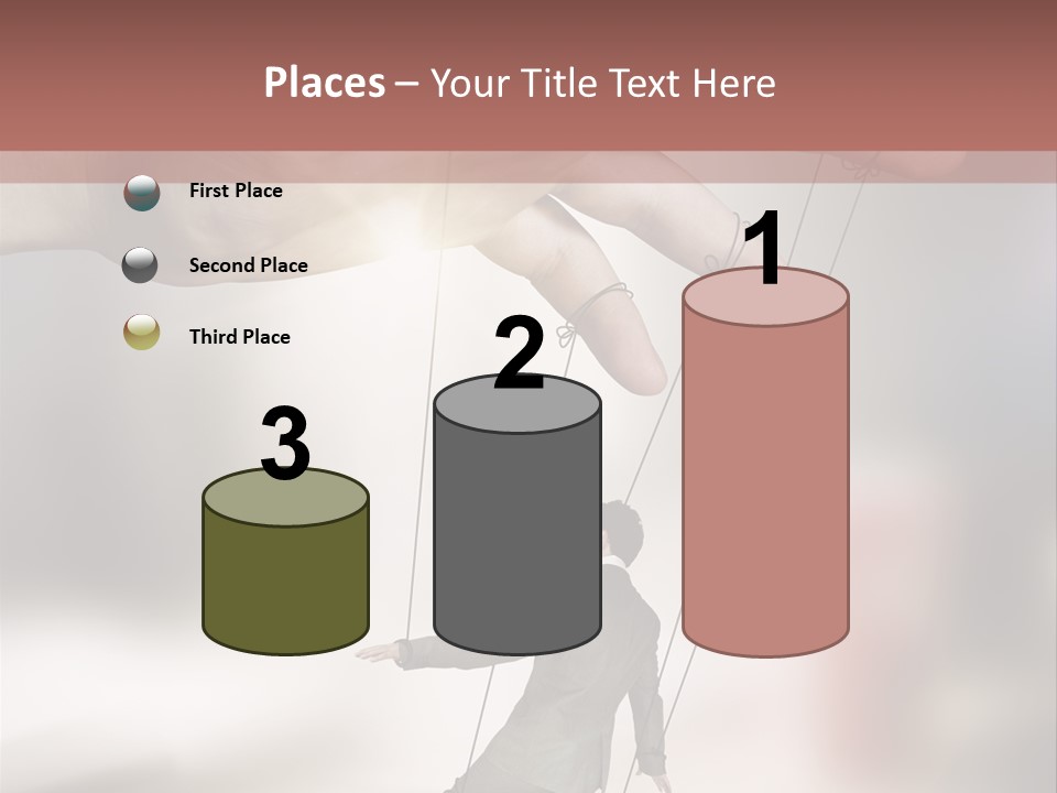 Desk Business Businessman PowerPoint Template