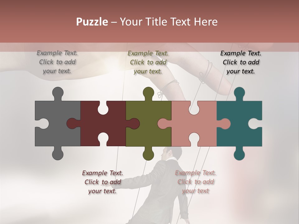 Desk Business Businessman PowerPoint Template