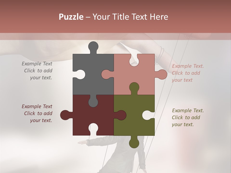 Desk Business Businessman PowerPoint Template