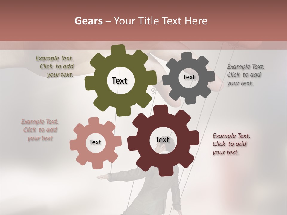 Desk Business Businessman PowerPoint Template