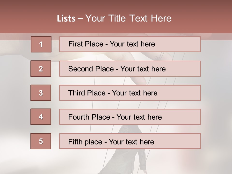 Desk Business Businessman PowerPoint Template