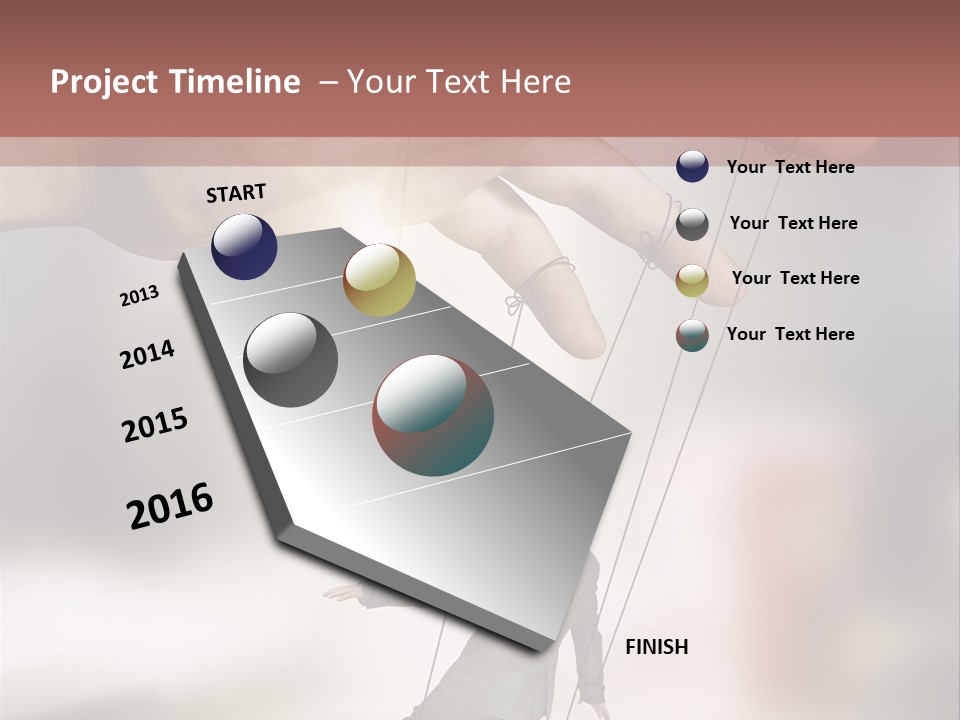 Desk Business Businessman PowerPoint Template
