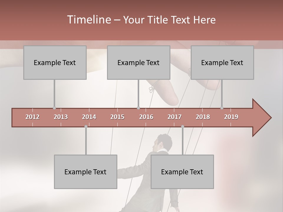 Desk Business Businessman PowerPoint Template