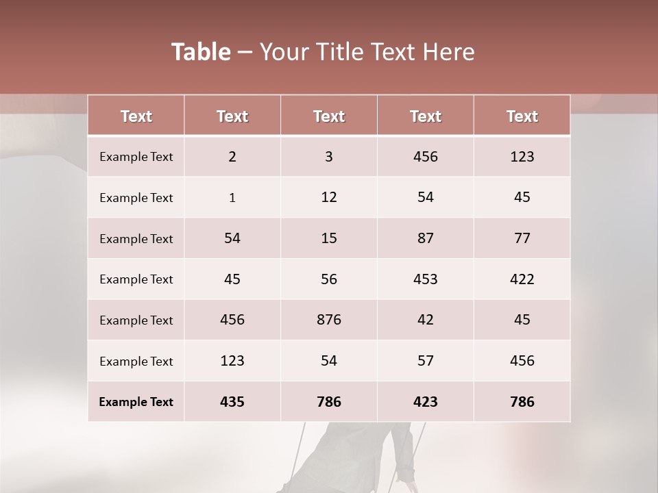 Desk Business Businessman PowerPoint Template