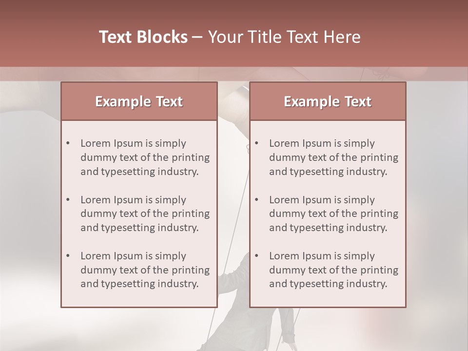Desk Business Businessman PowerPoint Template
