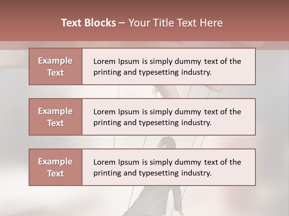 Desk Business Businessman PowerPoint Template