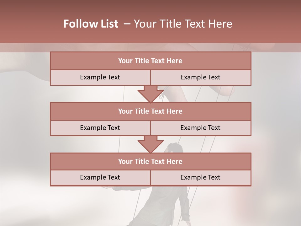 Desk Business Businessman PowerPoint Template