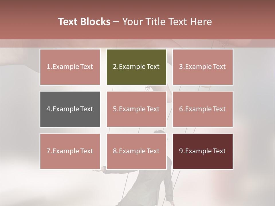 Desk Business Businessman PowerPoint Template