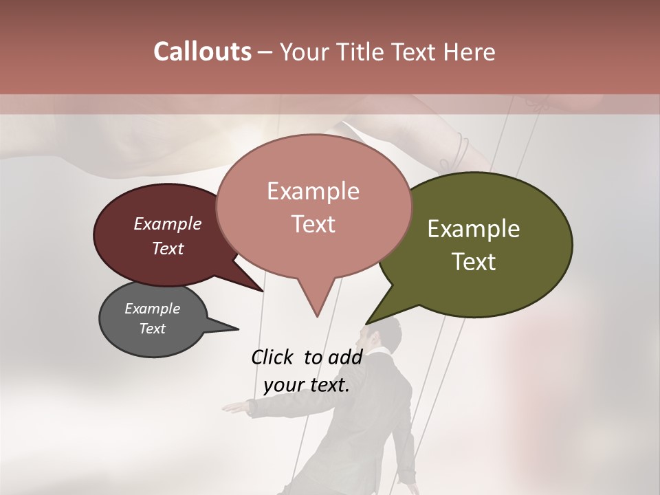 Desk Business Businessman PowerPoint Template