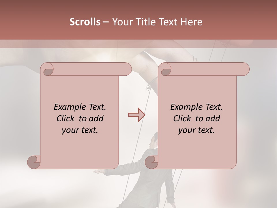Desk Business Businessman PowerPoint Template