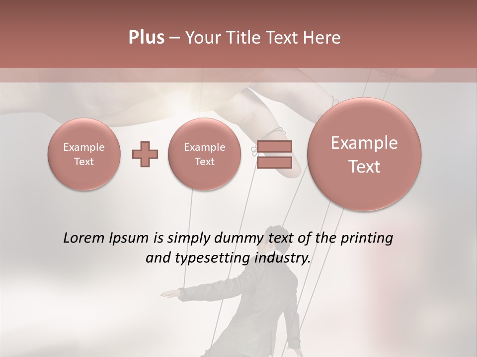 Desk Business Businessman PowerPoint Template