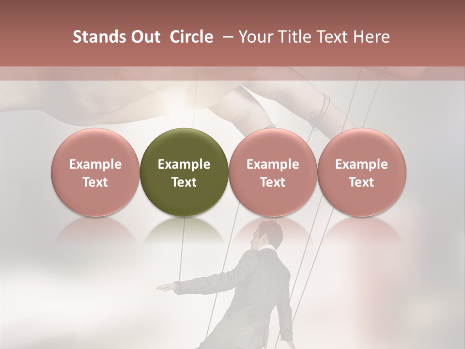 Desk Business Businessman PowerPoint Template