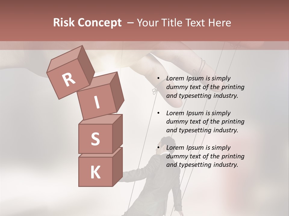 Desk Business Businessman PowerPoint Template