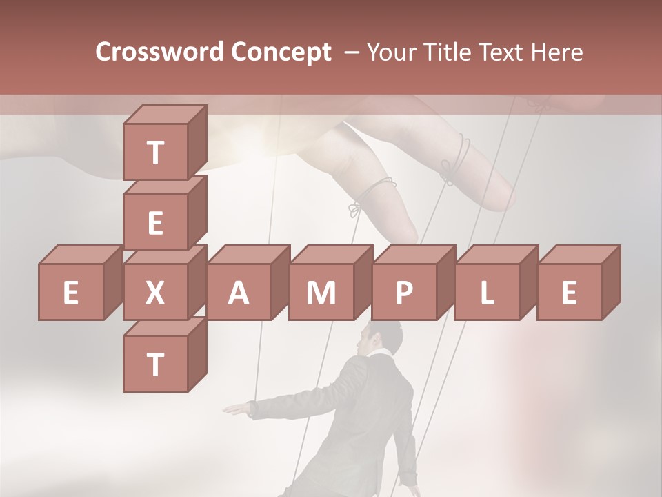 Desk Business Businessman PowerPoint Template