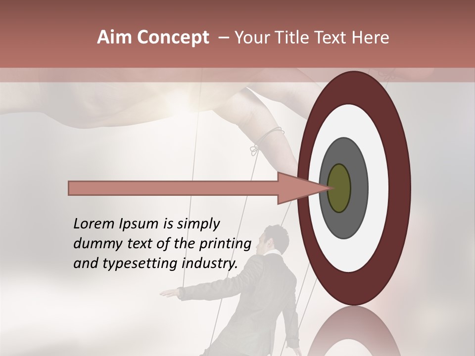 Desk Business Businessman PowerPoint Template