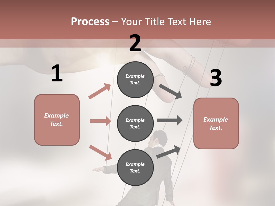Desk Business Businessman PowerPoint Template