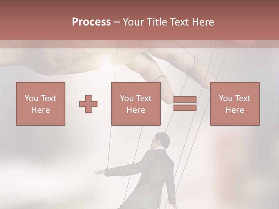 Desk Business Businessman PowerPoint Template
