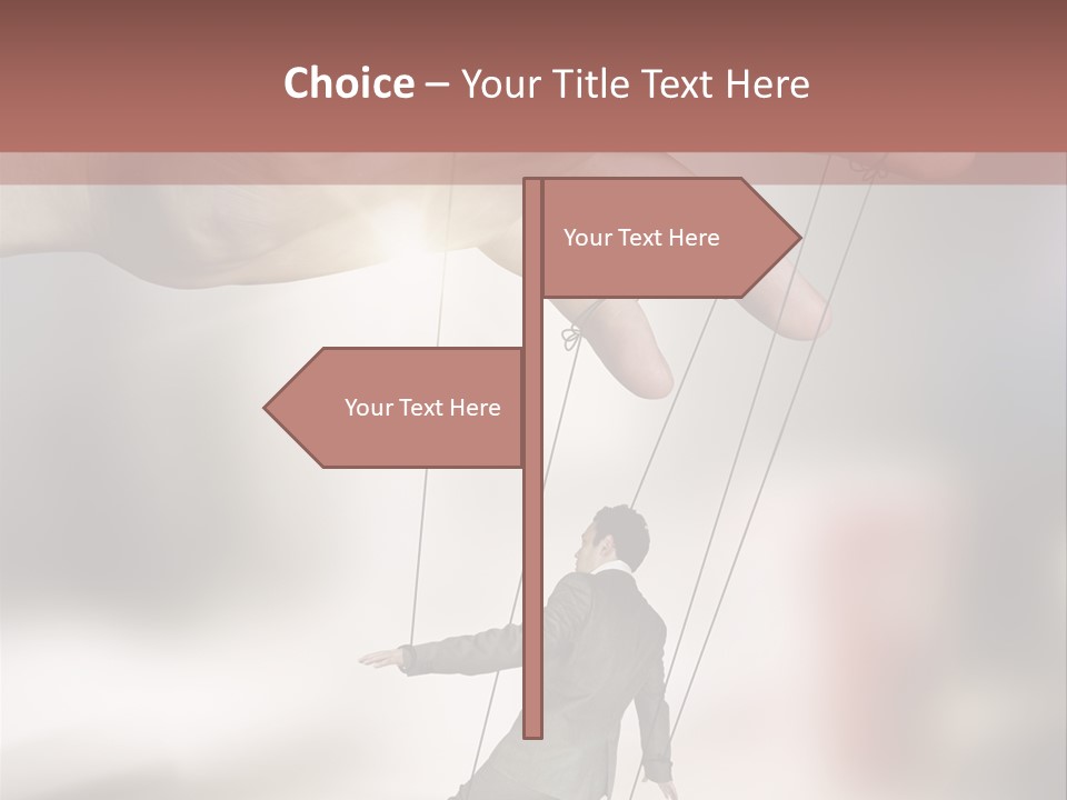 Desk Business Businessman PowerPoint Template