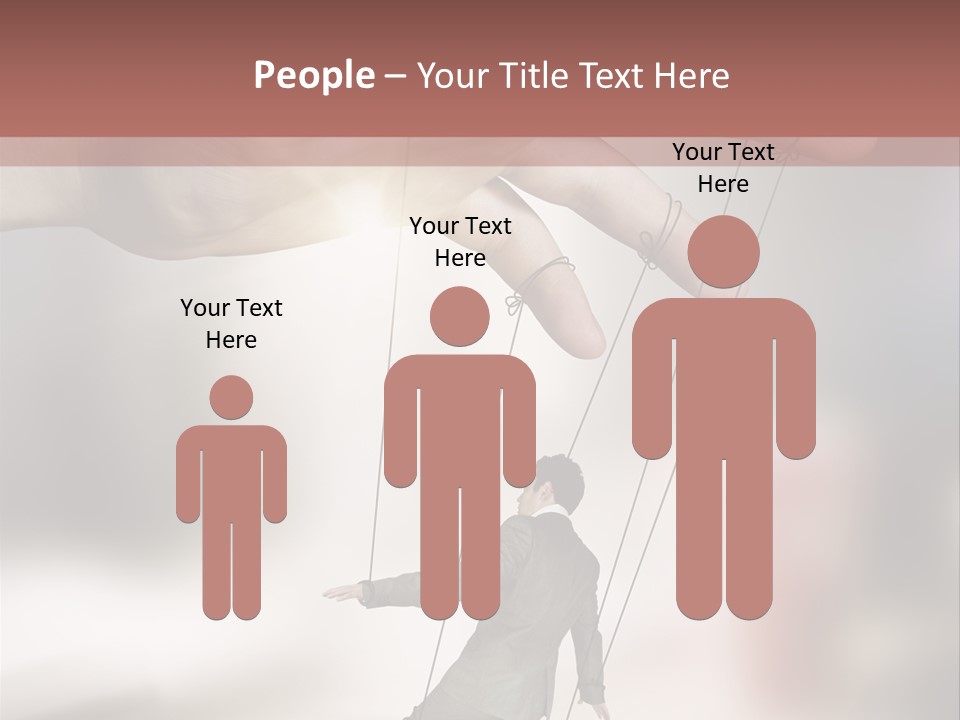 Desk Business Businessman PowerPoint Template