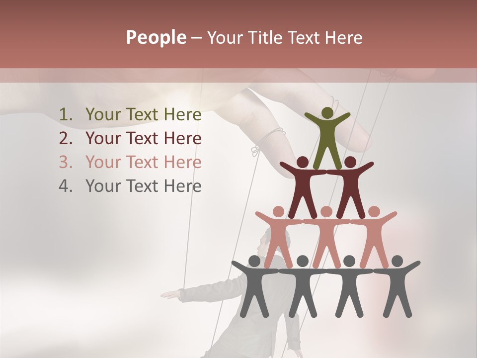 Desk Business Businessman PowerPoint Template