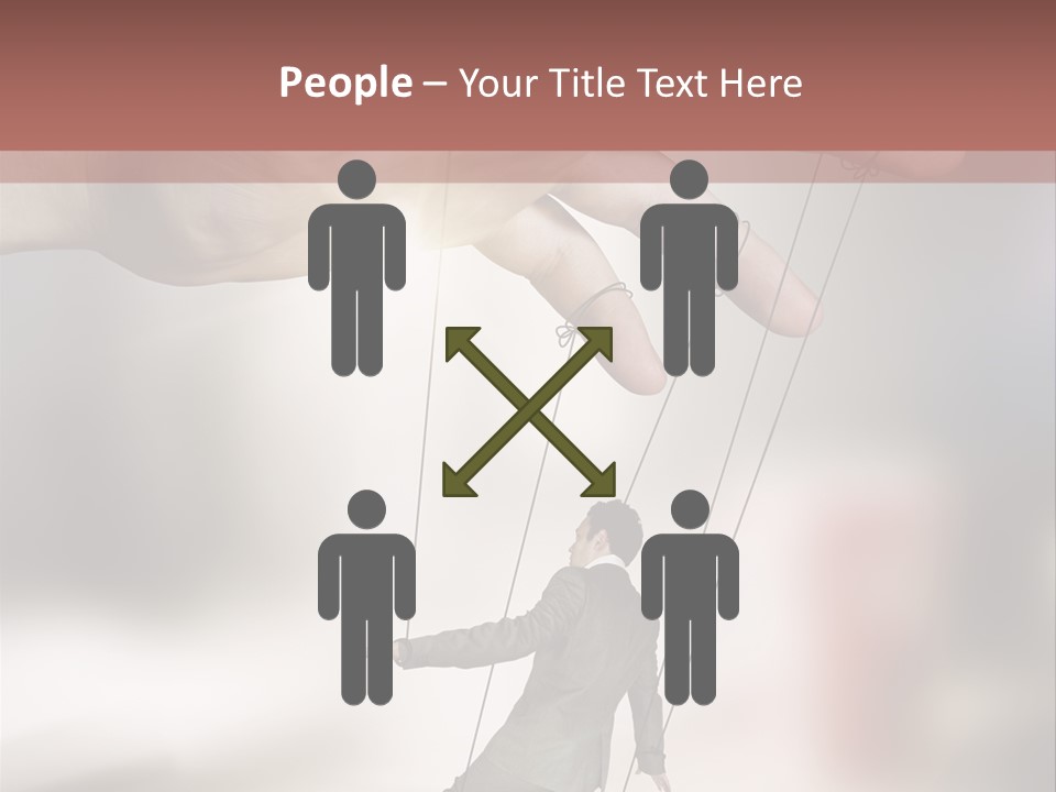 Desk Business Businessman PowerPoint Template