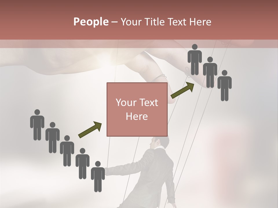 Desk Business Businessman PowerPoint Template