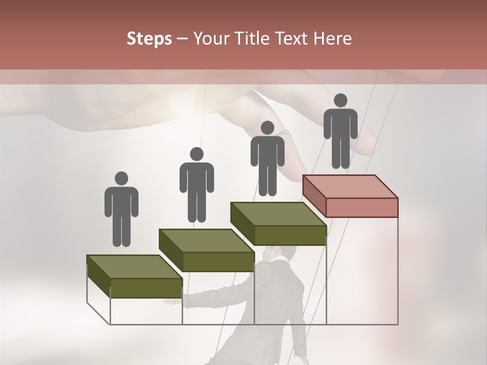 Desk Business Businessman PowerPoint Template