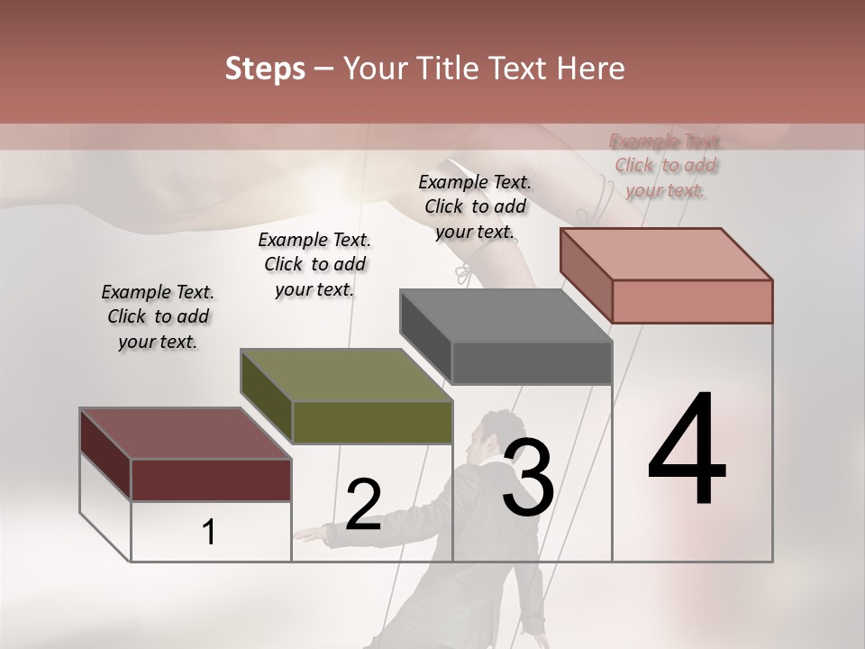 Desk Business Businessman PowerPoint Template