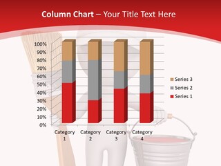 Person Red Decoration PowerPoint Template