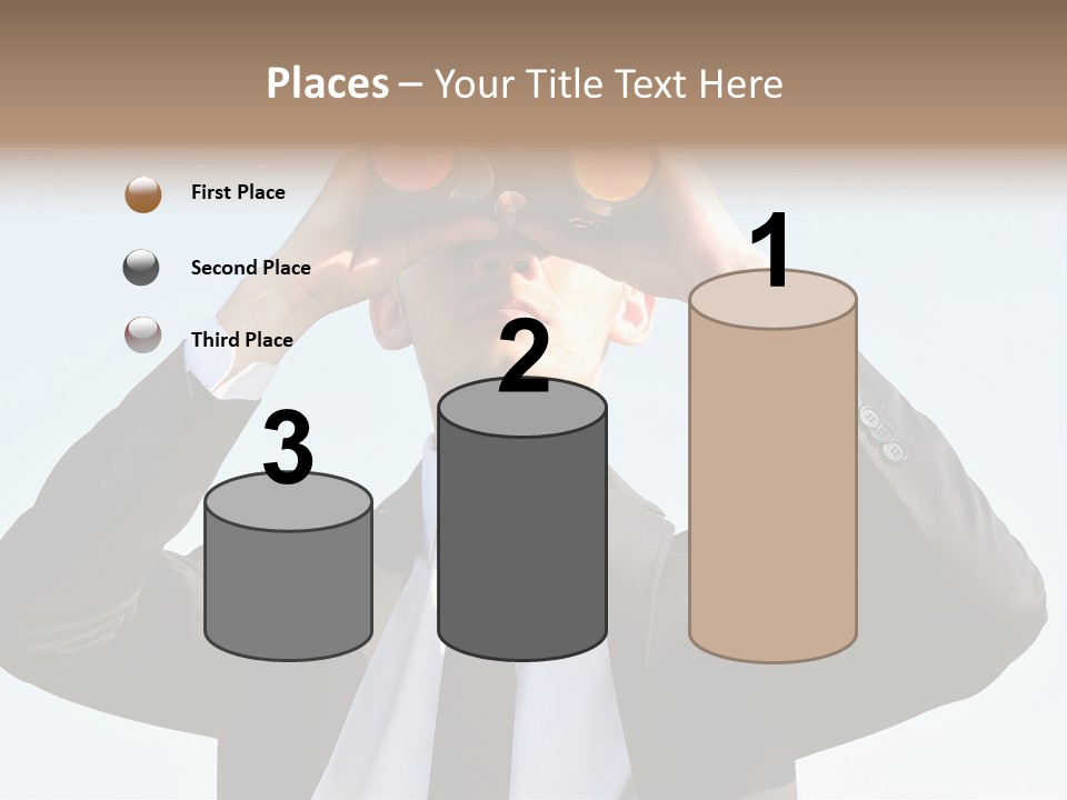Security Search Caucasian PowerPoint Template