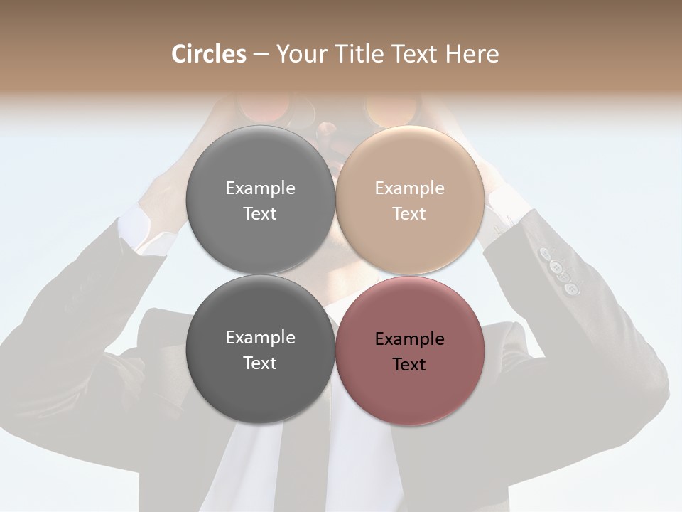 Security Search Caucasian PowerPoint Template