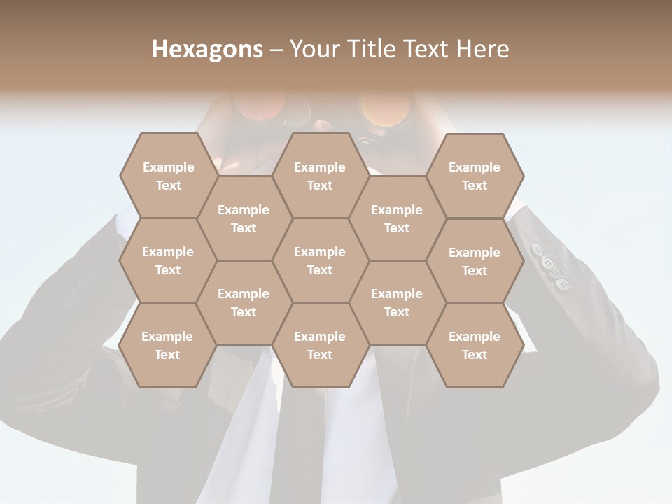 Security Search Caucasian PowerPoint Template