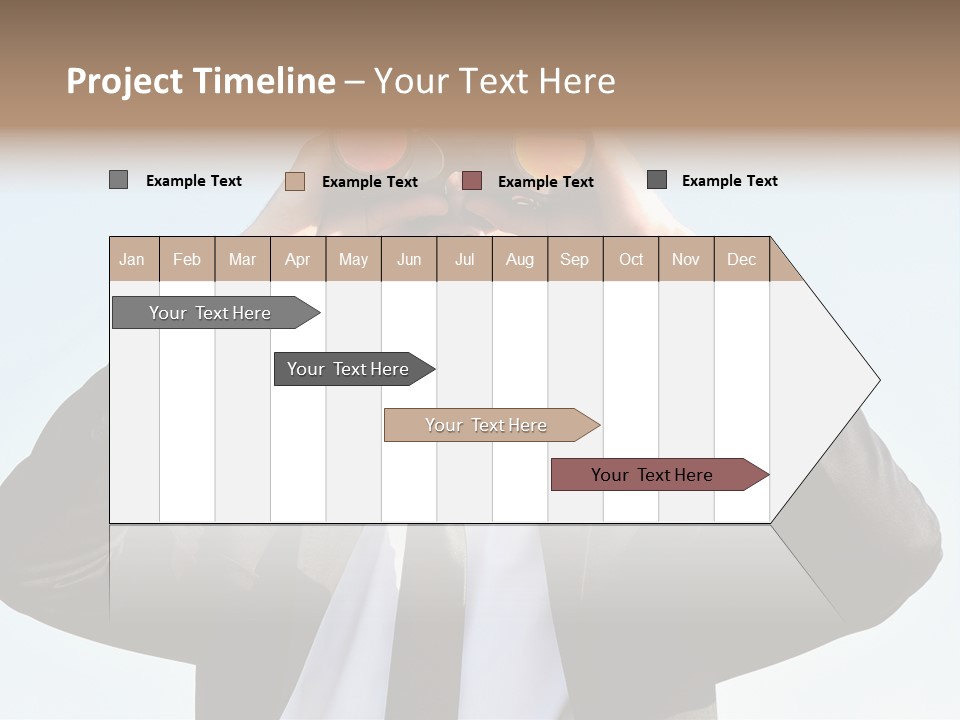 Security Search Caucasian PowerPoint Template