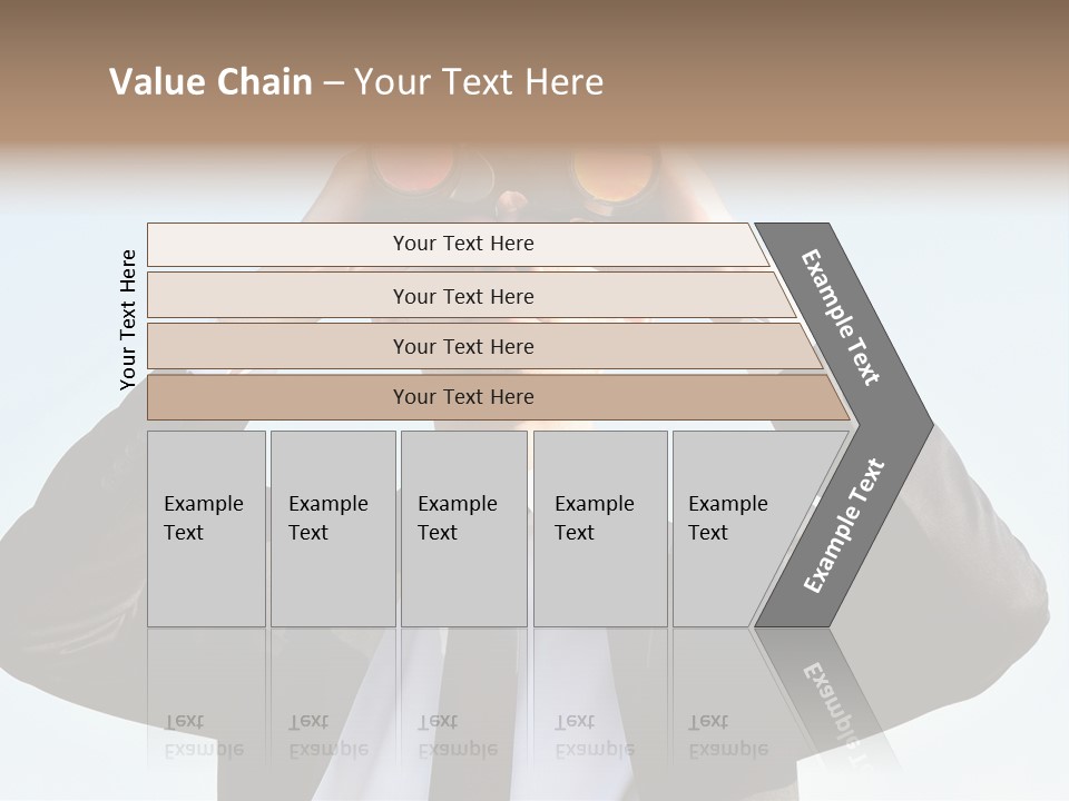 Security Search Caucasian PowerPoint Template