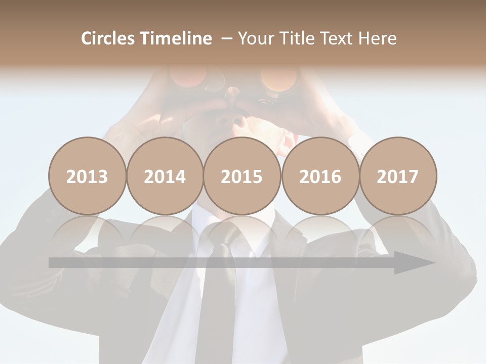 Security Search Caucasian PowerPoint Template