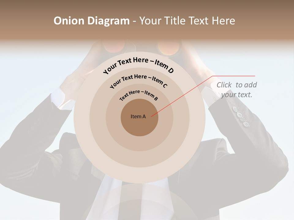 Security Search Caucasian PowerPoint Template