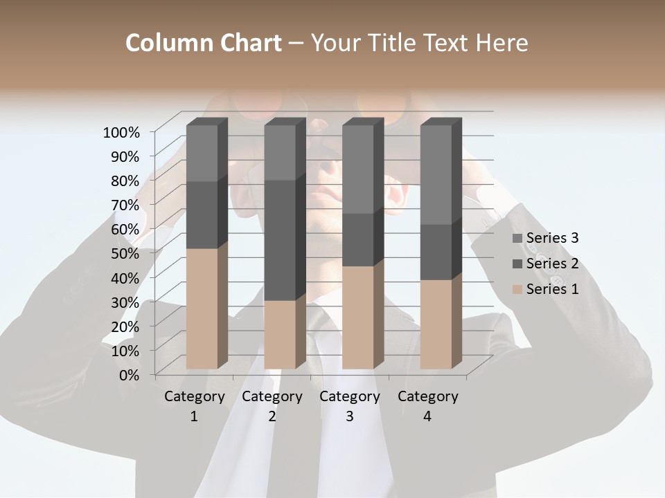 Security Search Caucasian PowerPoint Template