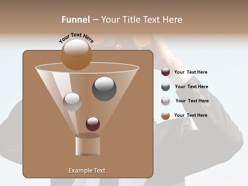 Security Search Caucasian PowerPoint Template