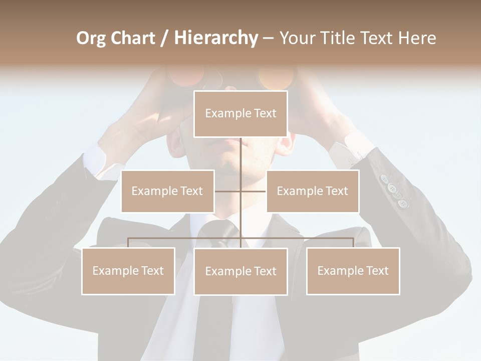 Security Search Caucasian PowerPoint Template