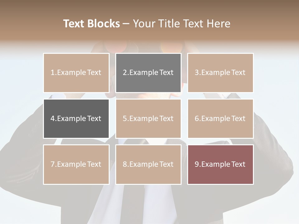 Security Search Caucasian PowerPoint Template