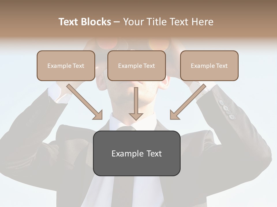 Security Search Caucasian PowerPoint Template