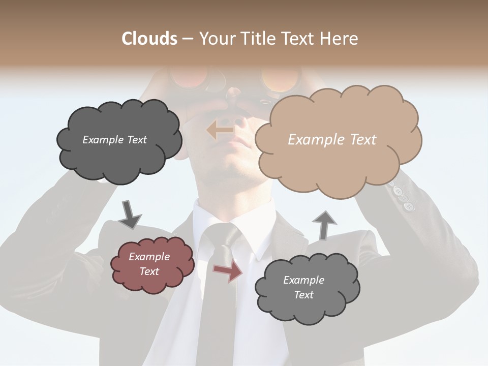 Security Search Caucasian PowerPoint Template