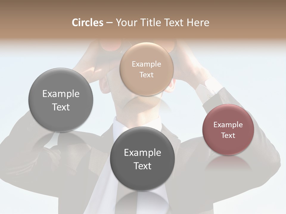 Security Search Caucasian PowerPoint Template