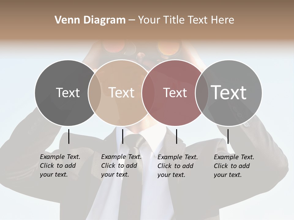 Security Search Caucasian PowerPoint Template