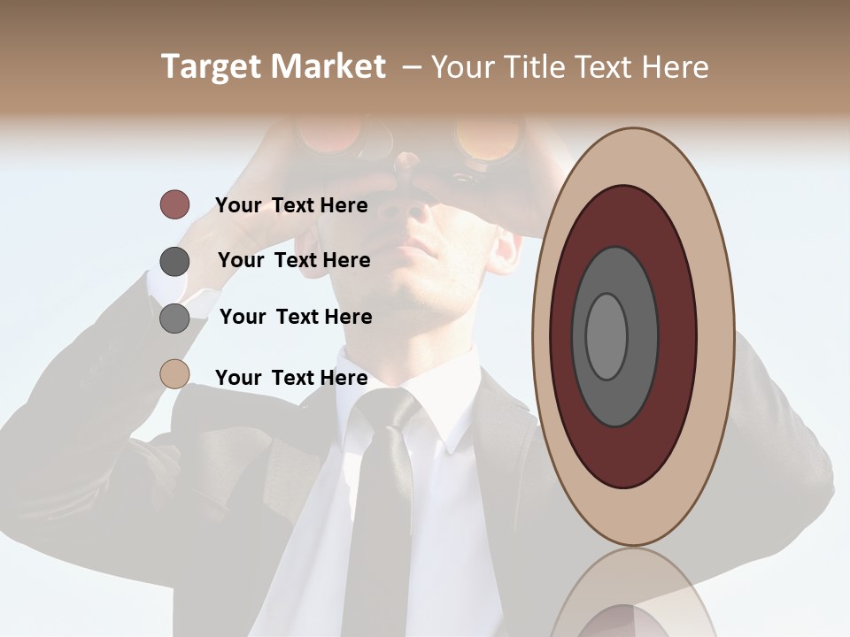 Security Search Caucasian PowerPoint Template