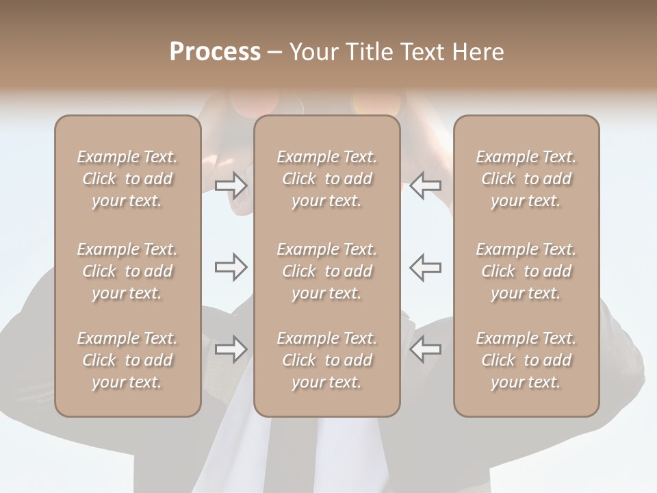 Security Search Caucasian PowerPoint Template