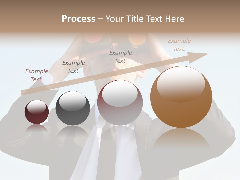 Security Search Caucasian PowerPoint Template