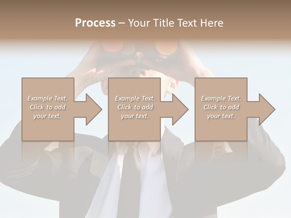 Security Search Caucasian PowerPoint Template