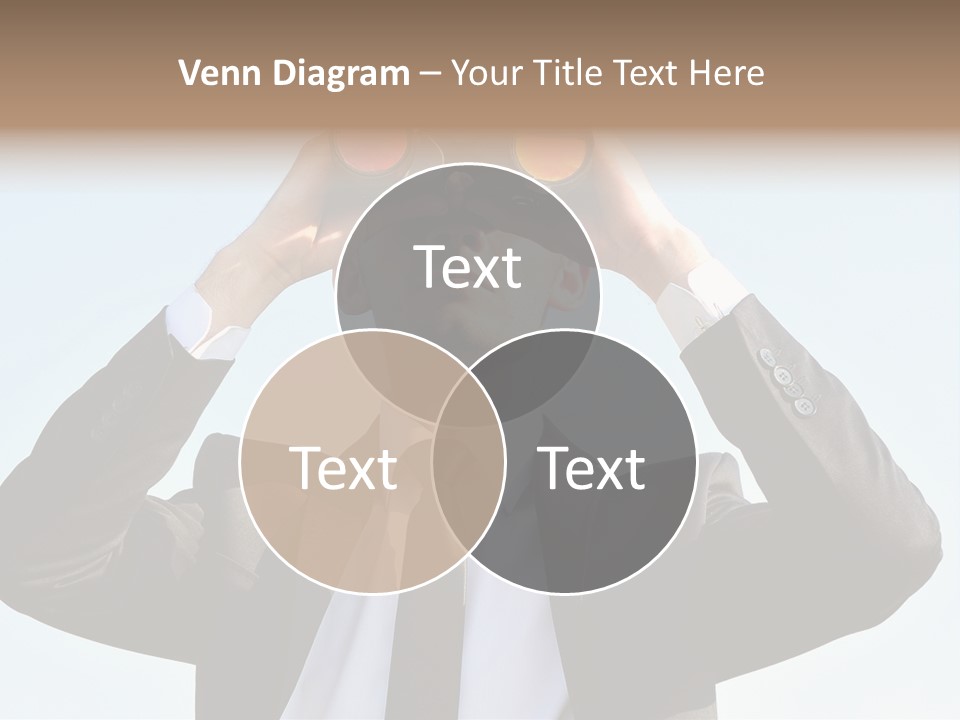 Security Search Caucasian PowerPoint Template